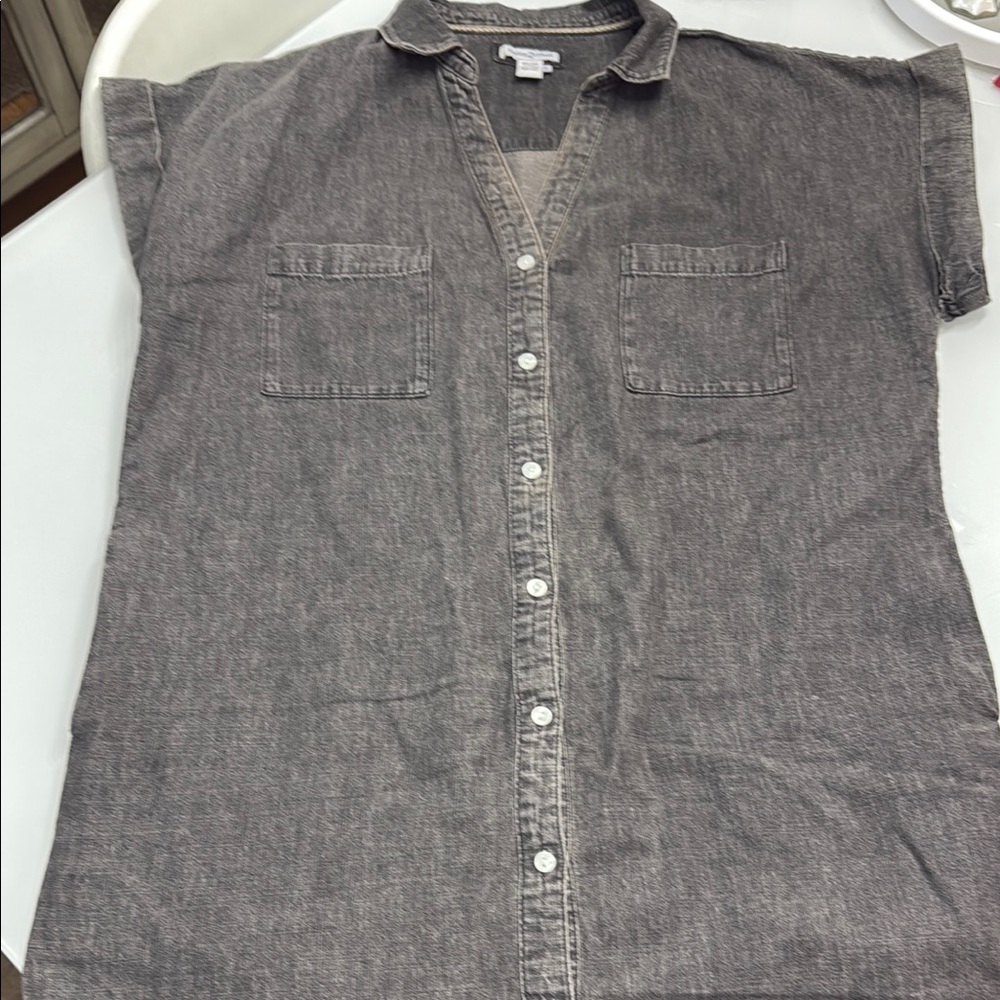 Women's Gray Denim Dress